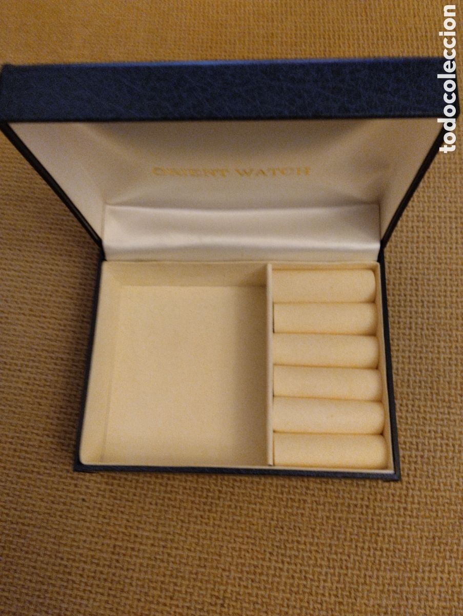 Cajas y cajitas met&aacute;licas: Caja de reloj Orient Watch - Foto 2