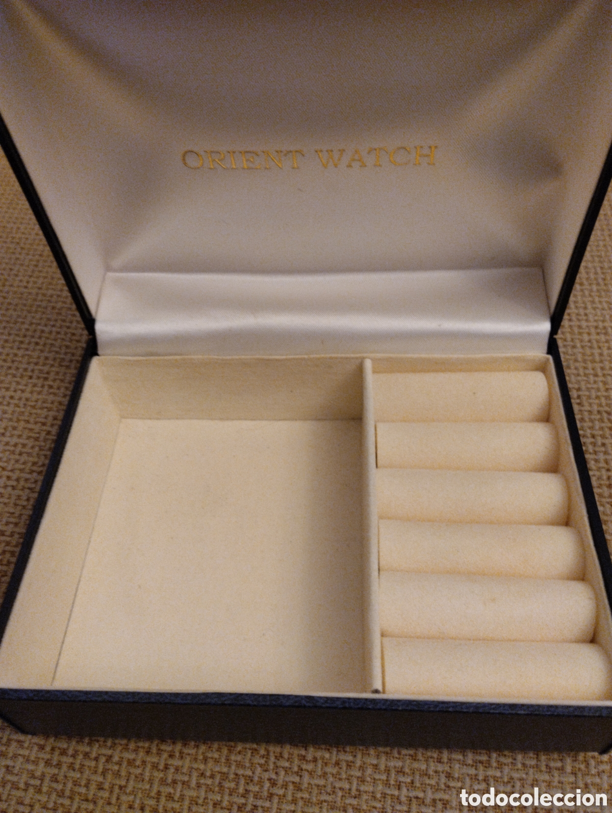 Cajas y cajitas met&aacute;licas: Caja de reloj Orient Watch - Foto 3