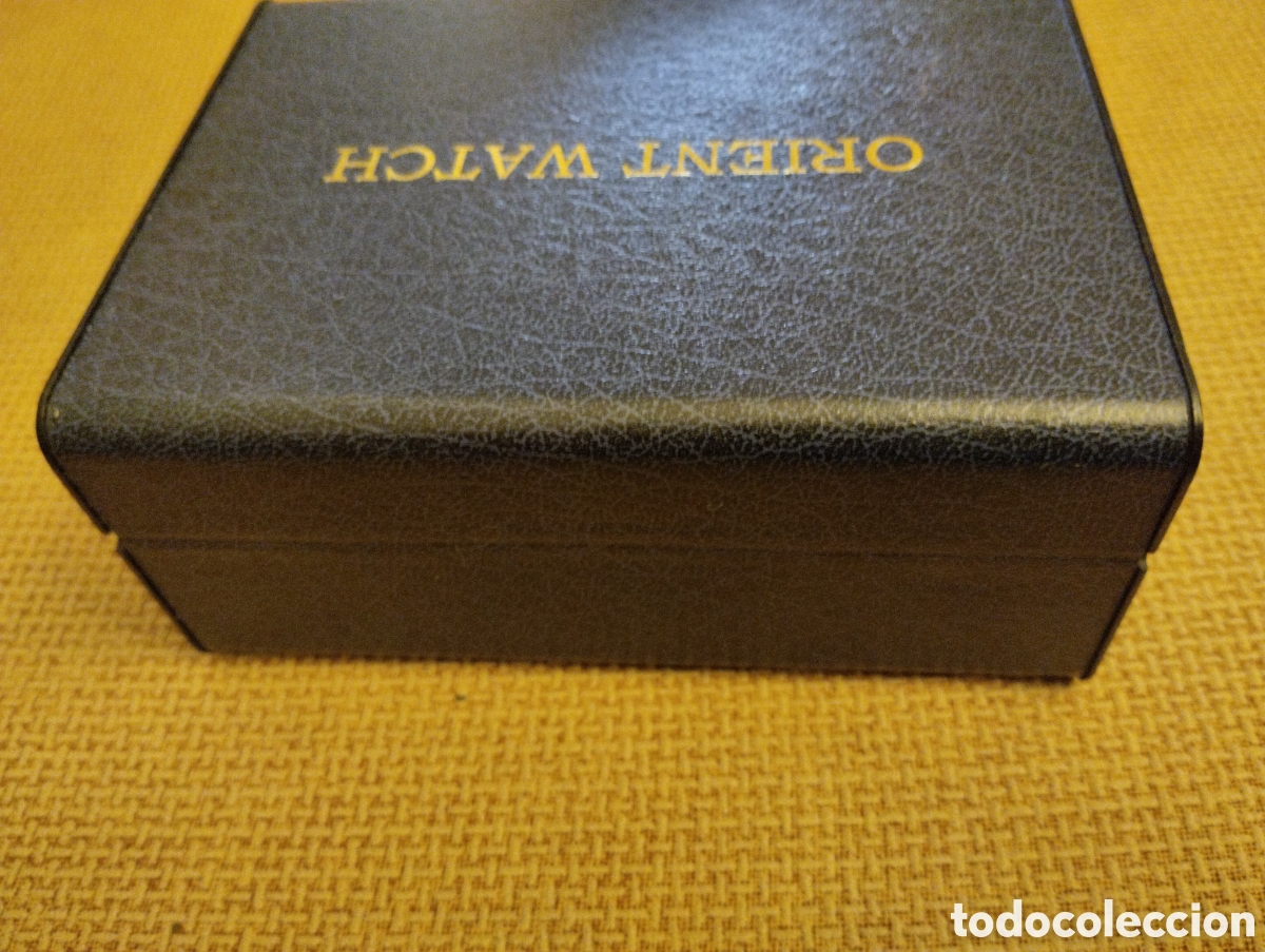 Cajas y cajitas met&aacute;licas: Caja de reloj Orient Watch - Foto 6