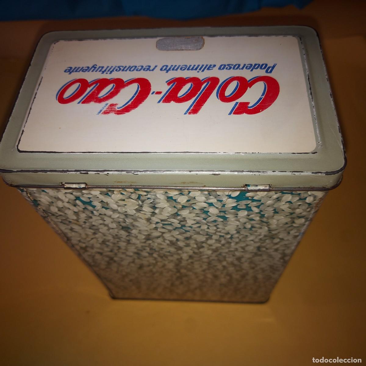 Cajas y cajitas met&aacute;licas: Lata Antigua Cola Cao, ARROZ