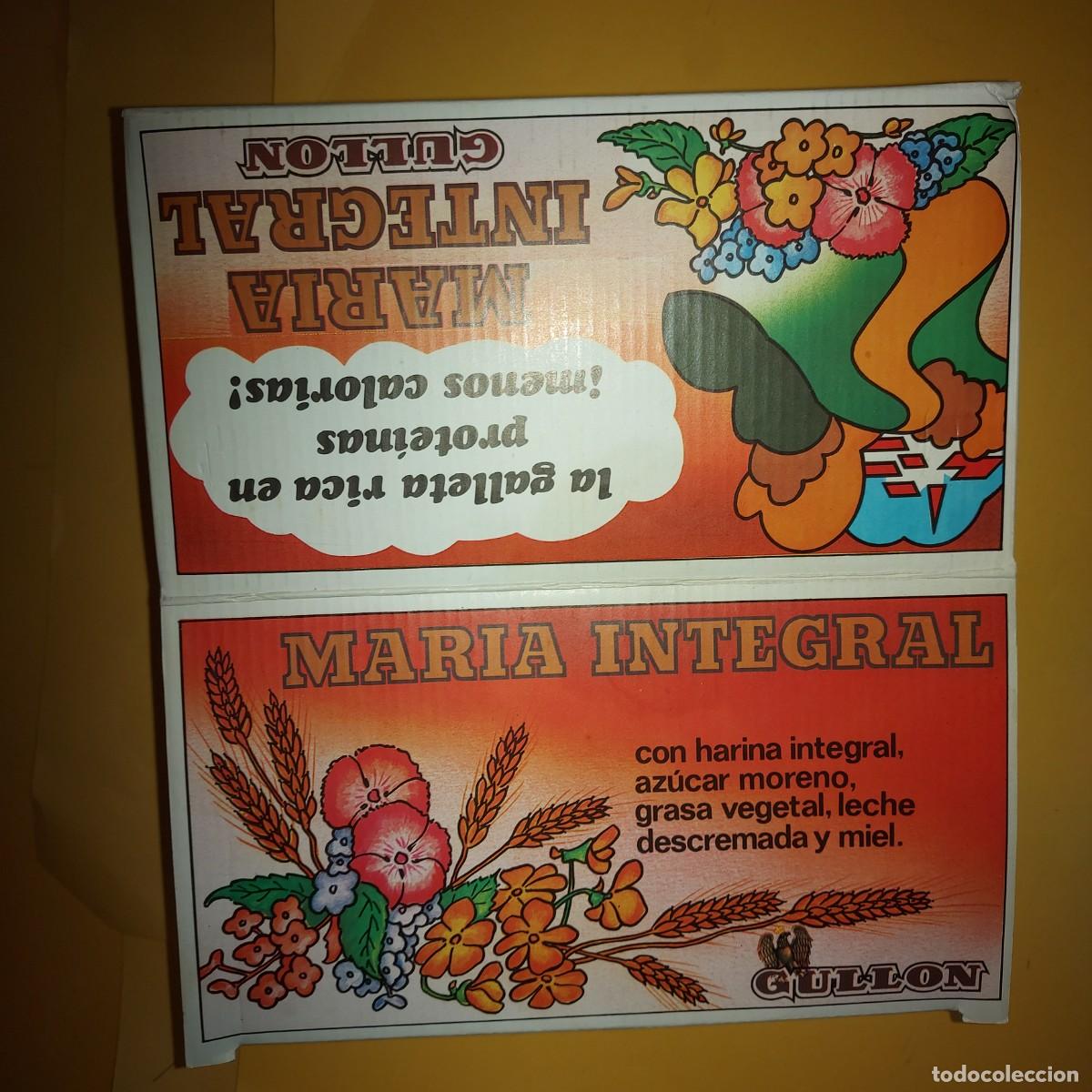 Cajas y cajitas met&aacute;licas: CAJA DE GALLETAS MARIA INTEGRAL, GULLON. A&Ntilde;O 1989