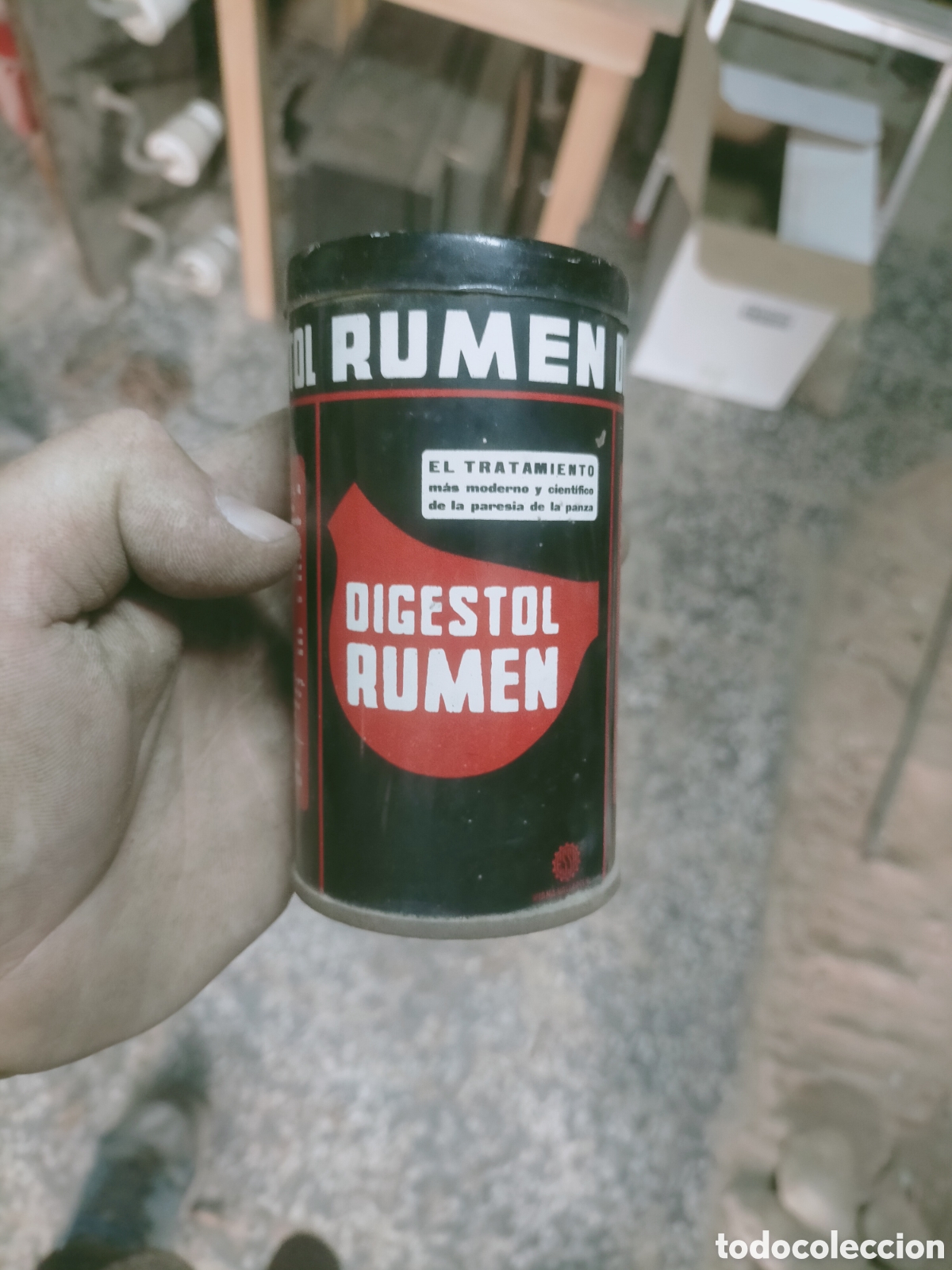 Cajas y cajitas met&aacute;licas: Lata antigua digestol rumen - Foto 9