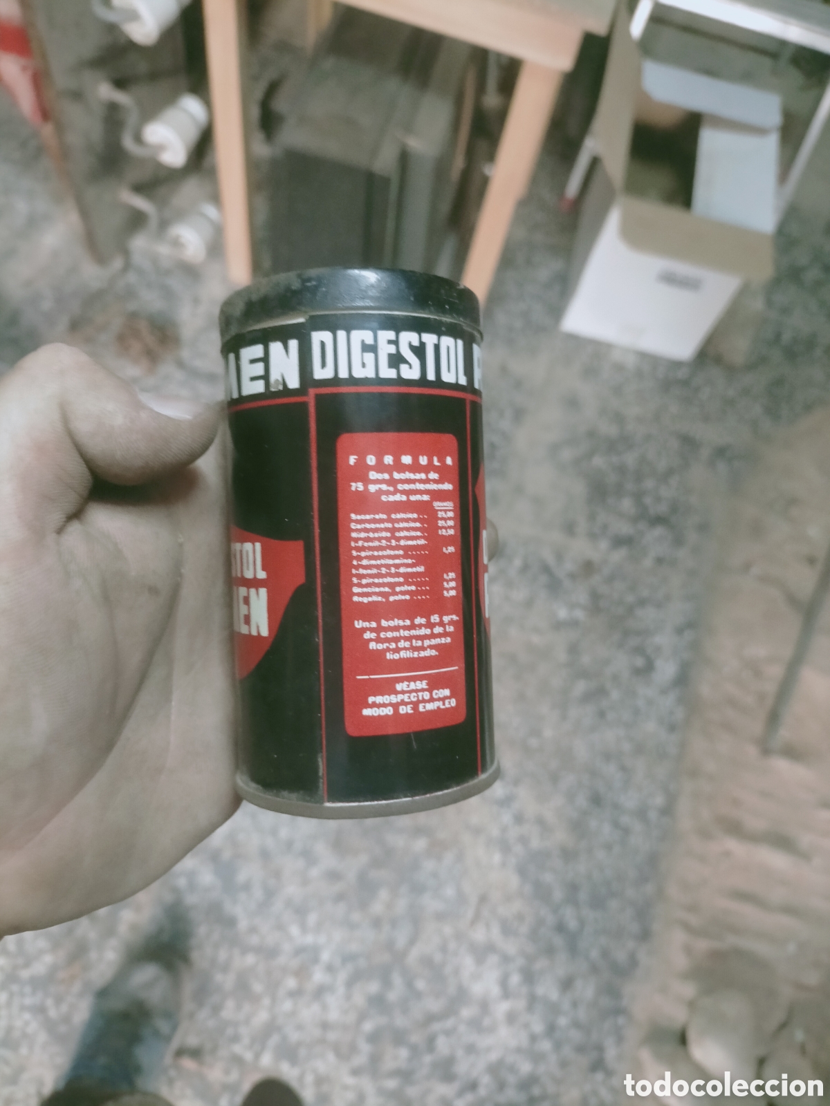 Cajas y cajitas met&aacute;licas: Lata antigua digestol rumen - Foto 10