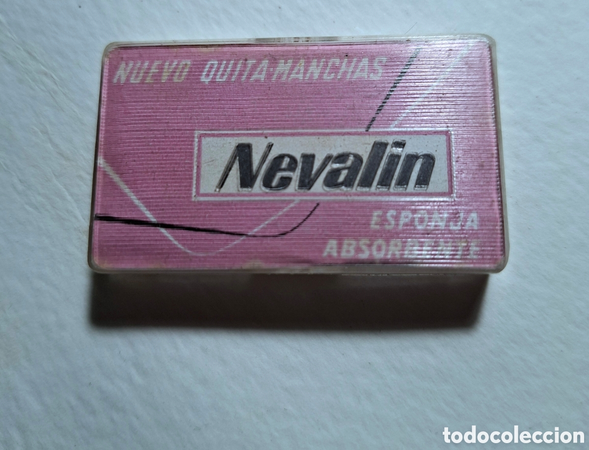 Cajas y cajitas met&aacute;licas: QUITAMANCHAS NEVALIN VINTAGE Sin estrenar DROGUER&Iacute;A ANTIGUA