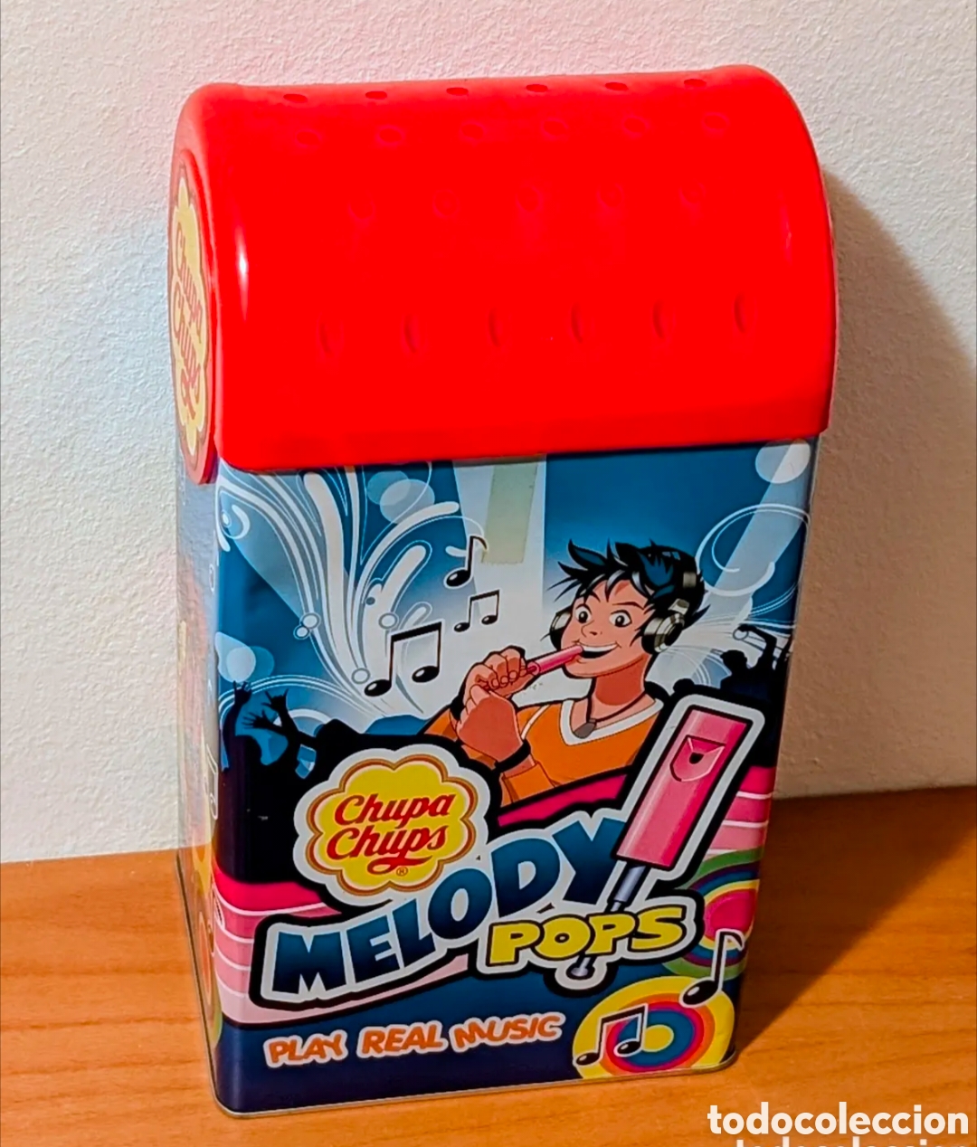 Cajas y cajitas met&aacute;licas: Dispensador Caja de metal. Expositor Chupa Chups. Melody Pops