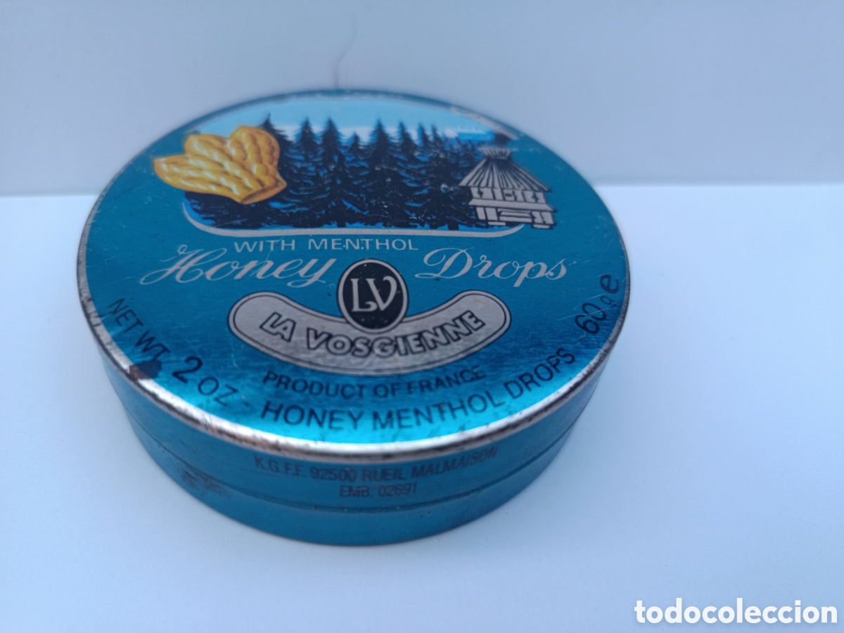 Cajas y cajitas met&aacute;licas: Caja de hojalata vintage