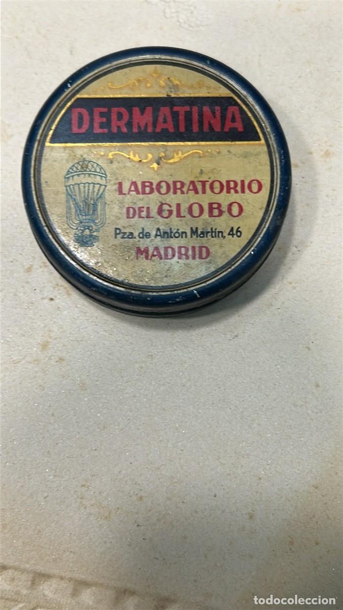 Cajas y cajitas met&aacute;licas: CAJITA METALICA DERMATINA LABORATORIO DEL GLOBO MADRID