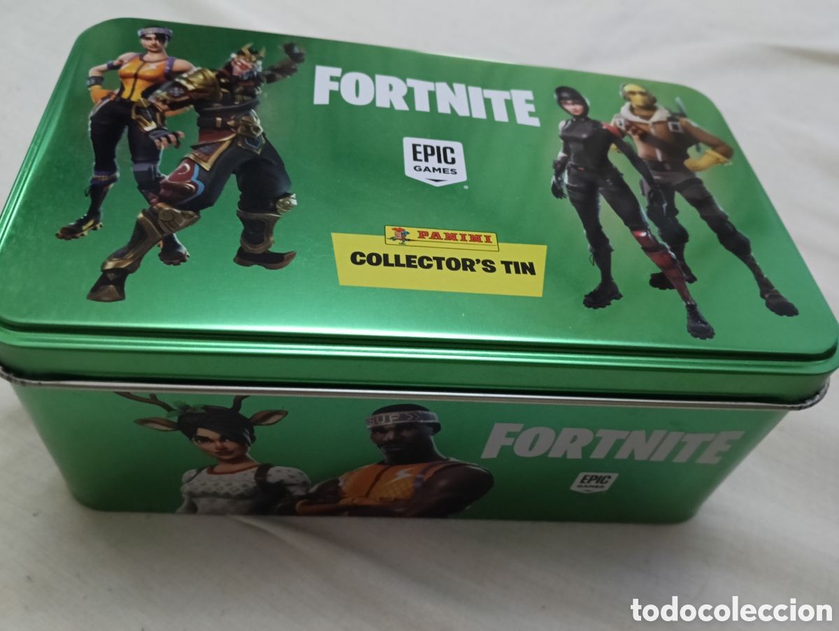 Cajas y cajitas met&aacute;licas: Lata vac&iacute;a de Fortnite Serie 1