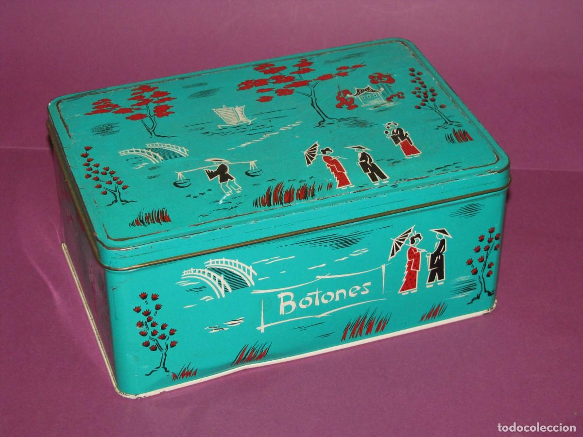 Cajas y cajitas met&aacute;licas: CAJA DE HOJALATA LATA COLA CAO COLACAO NUTREXPA.