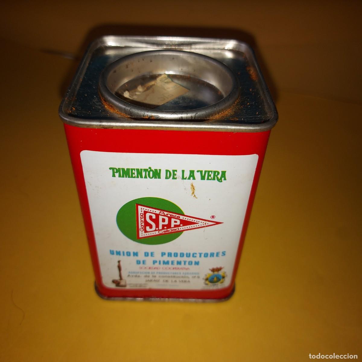 Cajas y cajitas met&aacute;licas: ANTIGUA LATA PIMENTON SPP, JARAIZ DE LA VERA, CACERES