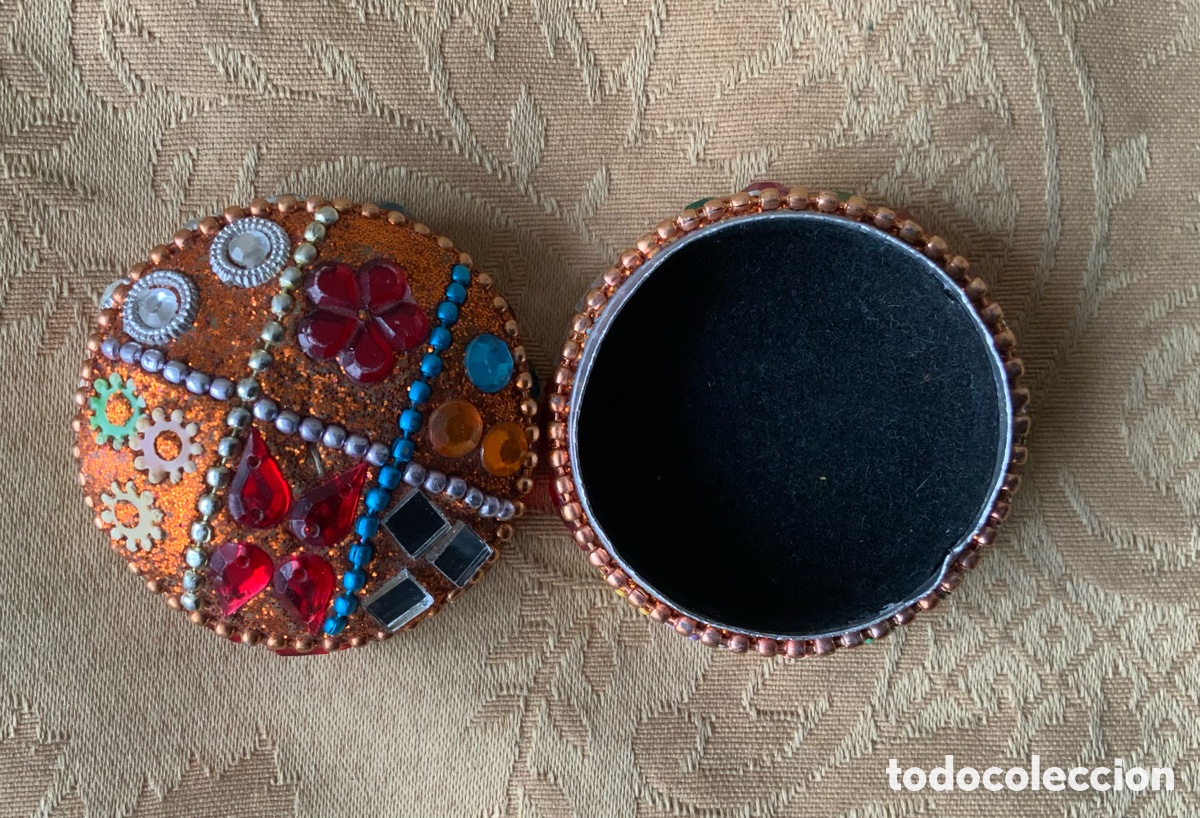 Cajas y cajitas met&aacute;licas: PEQIE&Ntilde;A CAJA INDIA DE ABALORIOS - Foto 3