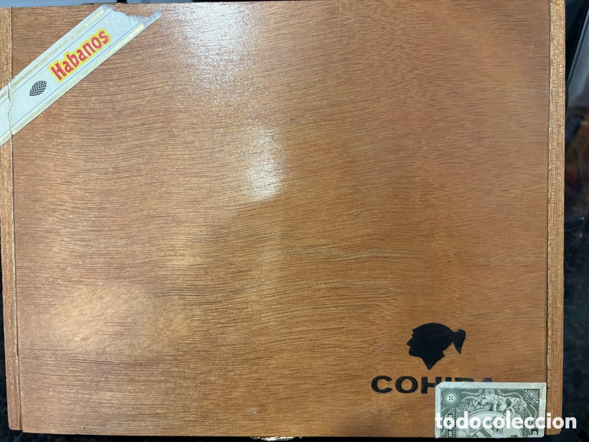 Cajas y cajitas met&aacute;licas: Caja madera puros cohiba