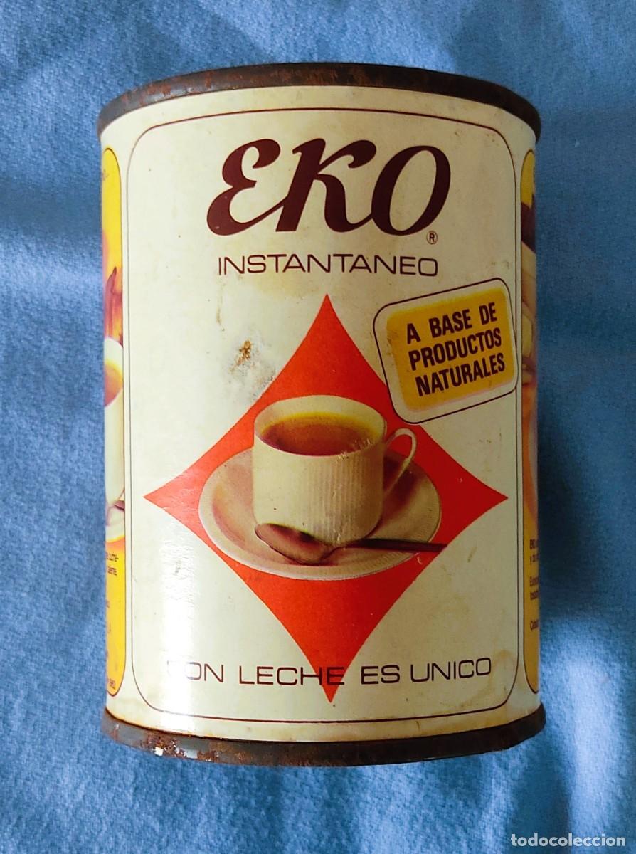 Cajas y cajitas met&aacute;licas: ANTIGUA LATA BOTE DE METAL DE EKO INSTANTANEO
