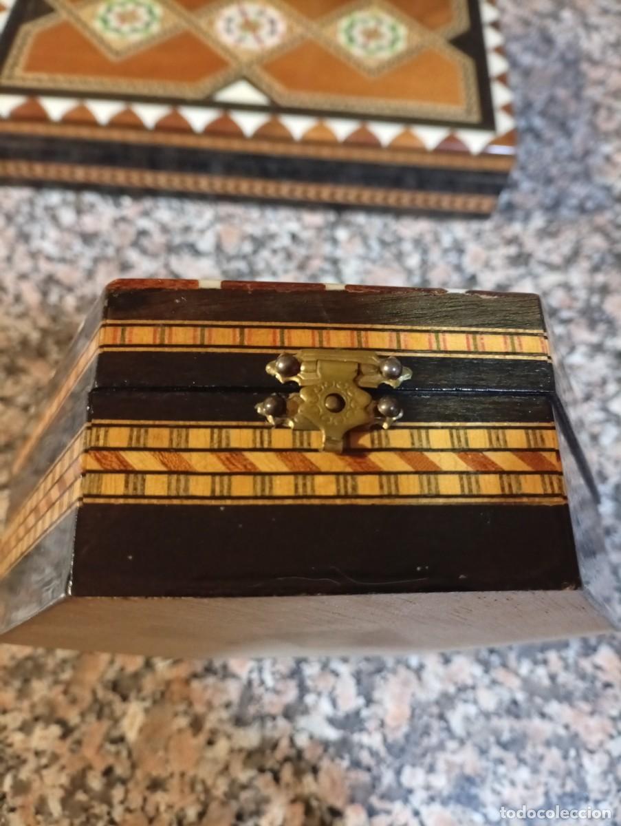 Cajas y cajitas met&aacute;licas: dos cajas Granadinas de Taracea - Foto 2