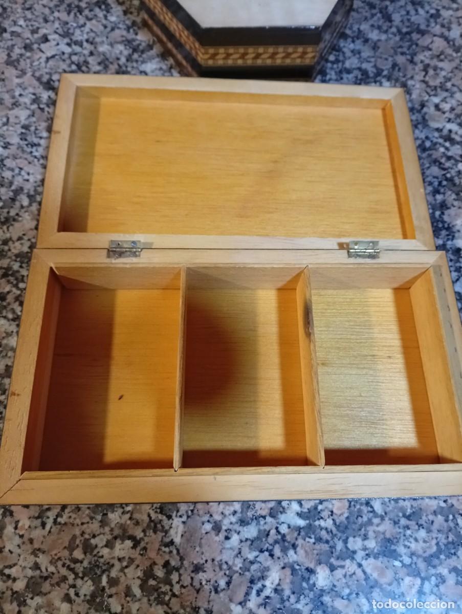 Cajas y cajitas met&aacute;licas: dos cajas Granadinas de Taracea - Foto 4