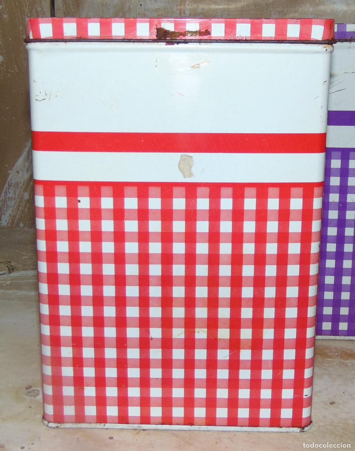 Cajas y cajitas met&aacute;licas: CAJA VINTAGE ORIGINAL A&Ntilde;OS 60-70, 22,2x15CM