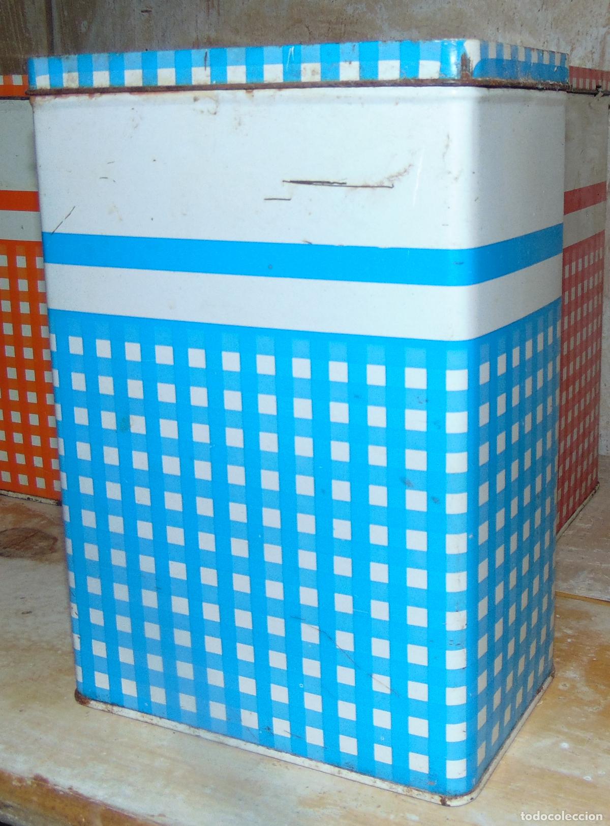 Cajas y cajitas met&aacute;licas: CAJA VINTAGE ORIGINAL A&Ntilde;OS 60-70, 22,2x15CM