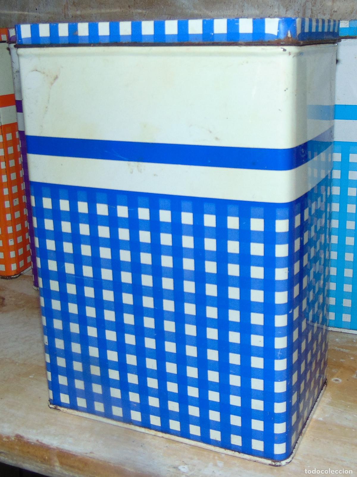 Cajas y cajitas met&aacute;licas: CAJA VINTAGE ORIGINAL A&Ntilde;OS 60-70, 22,2x15CM