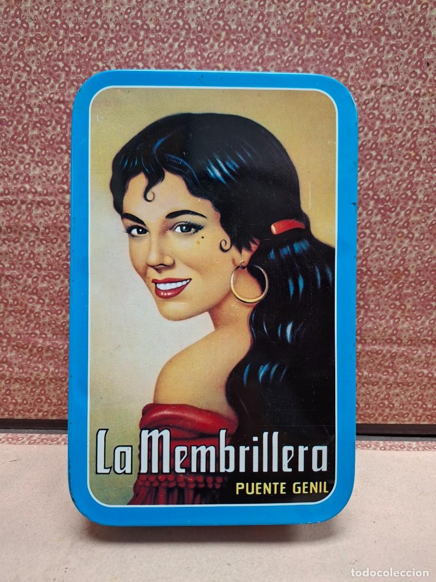 Cajas y cajitas met&aacute;licas: CAJA LATA PUBLICIDAD LA MEMBRILLERA PUENTE GENIL CARNE DE MEMBRILLO