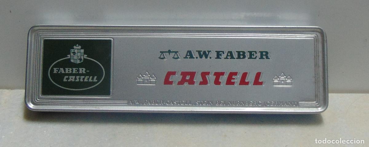 Cajas y cajitas met&aacute;licas: CAJA METALICA LAPICES FABER-CASTELL A&Ntilde;OS 70, 18,5CM