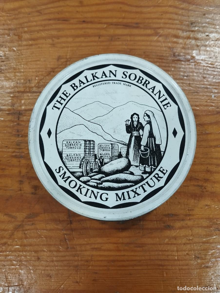 Cajas y cajitas met&aacute;licas: CAJA THE BALKAN SOBRANIE MET&Aacute;LICA. VAC&Iacute;A.