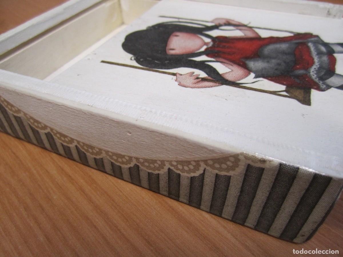 Cajas y cajitas met&aacute;licas: caja madera mu&ntilde;eca ruby gorjuss - Foto 2