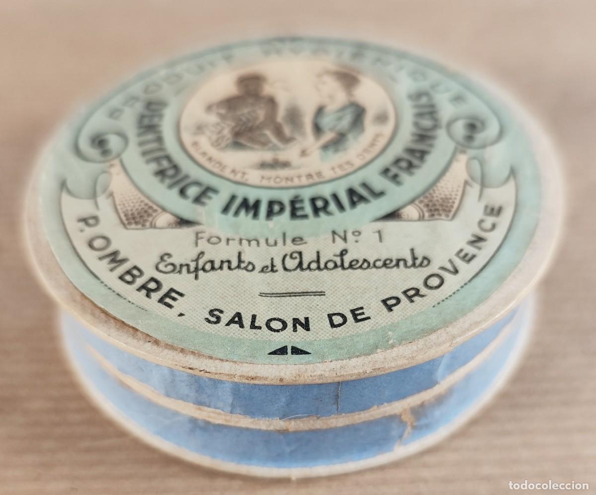 Cajas y cajitas met&aacute;licas: Caja antigua Dentifrice Imp&eacute;rial Fran&ccedil;ais, P. Ombre, Salon de Provence, ca. 1900