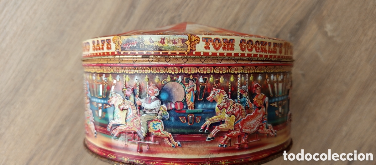 Cajas y cajitas met&aacute;licas: Lata carrousel, vintage - Foto 4