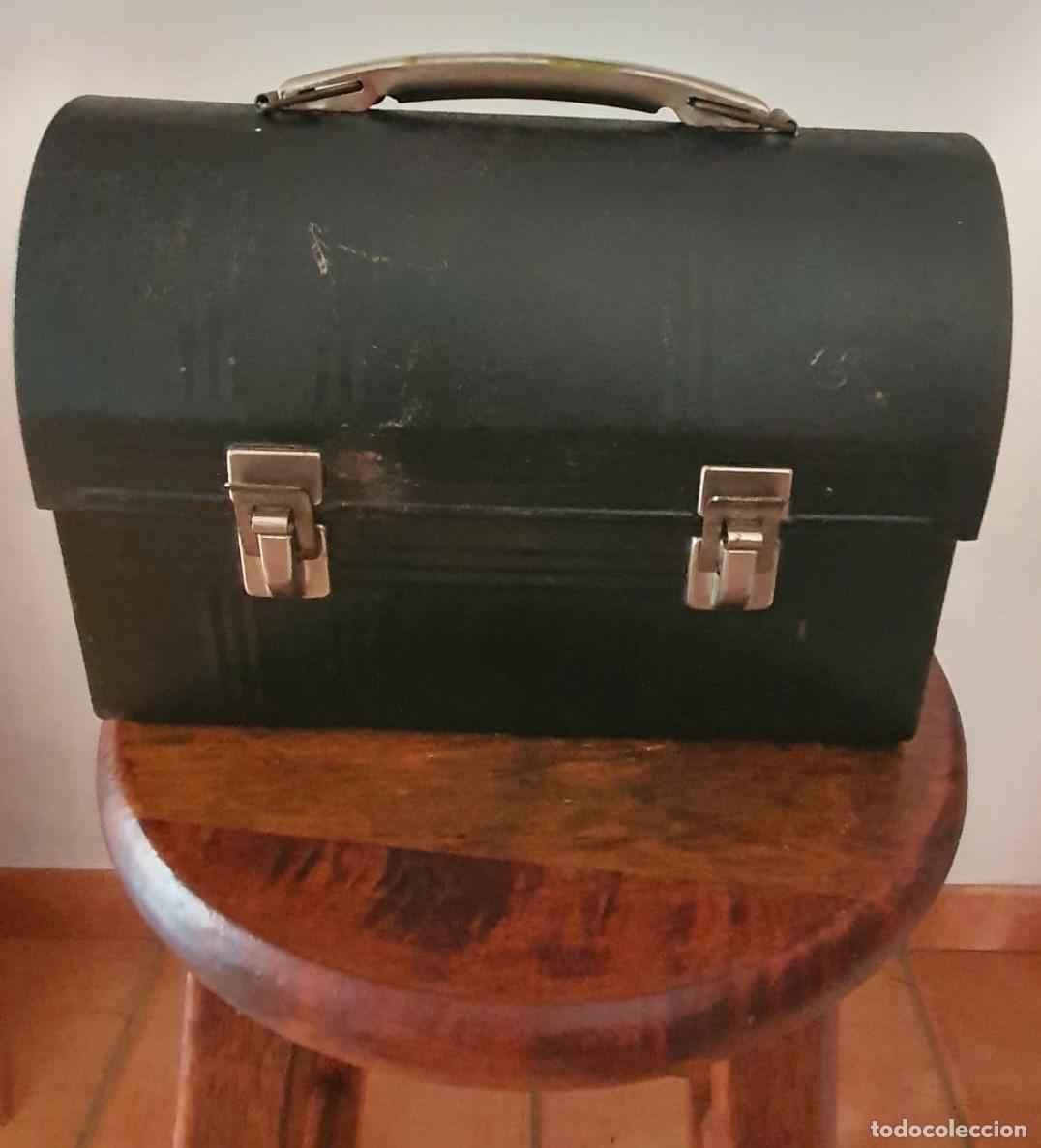 Cajas y cajitas met&aacute;licas: Antigua Lonchera Met&aacute;lica Vintage