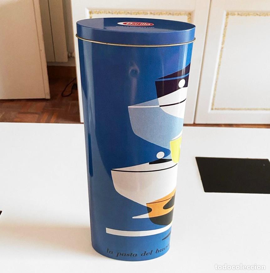 Cajas y cajitas met&aacute;licas: Lata vac&iacute;a de Barilla vintage - edici&oacute;n coleccionista Erberto Carboni