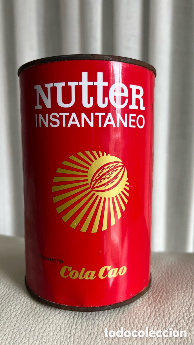 Cajas y cajitas met&aacute;licas: Bote lata tarro de Cola Cao Nutter Nutrexpa