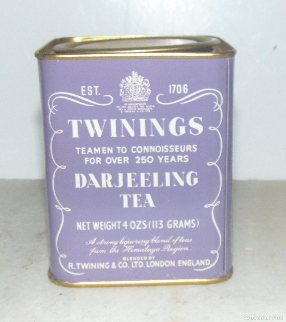 Cajas y cajitas met&aacute;licas: LATA INGLESA DE TEA, COMO NUEVA, 8CM DE DIAMETRO Y 9,4CM DE ALTURA