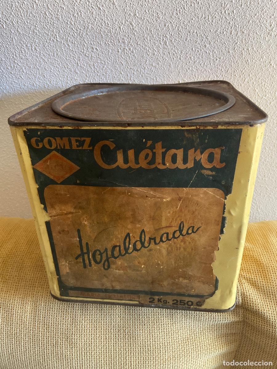 Cajas y cajitas met&aacute;licas: Lata antigua Galletas Cuetara