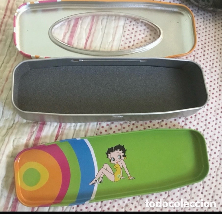 Cajas y cajitas met&aacute;licas: Caja met&aacute;lica con bandeja betty boop