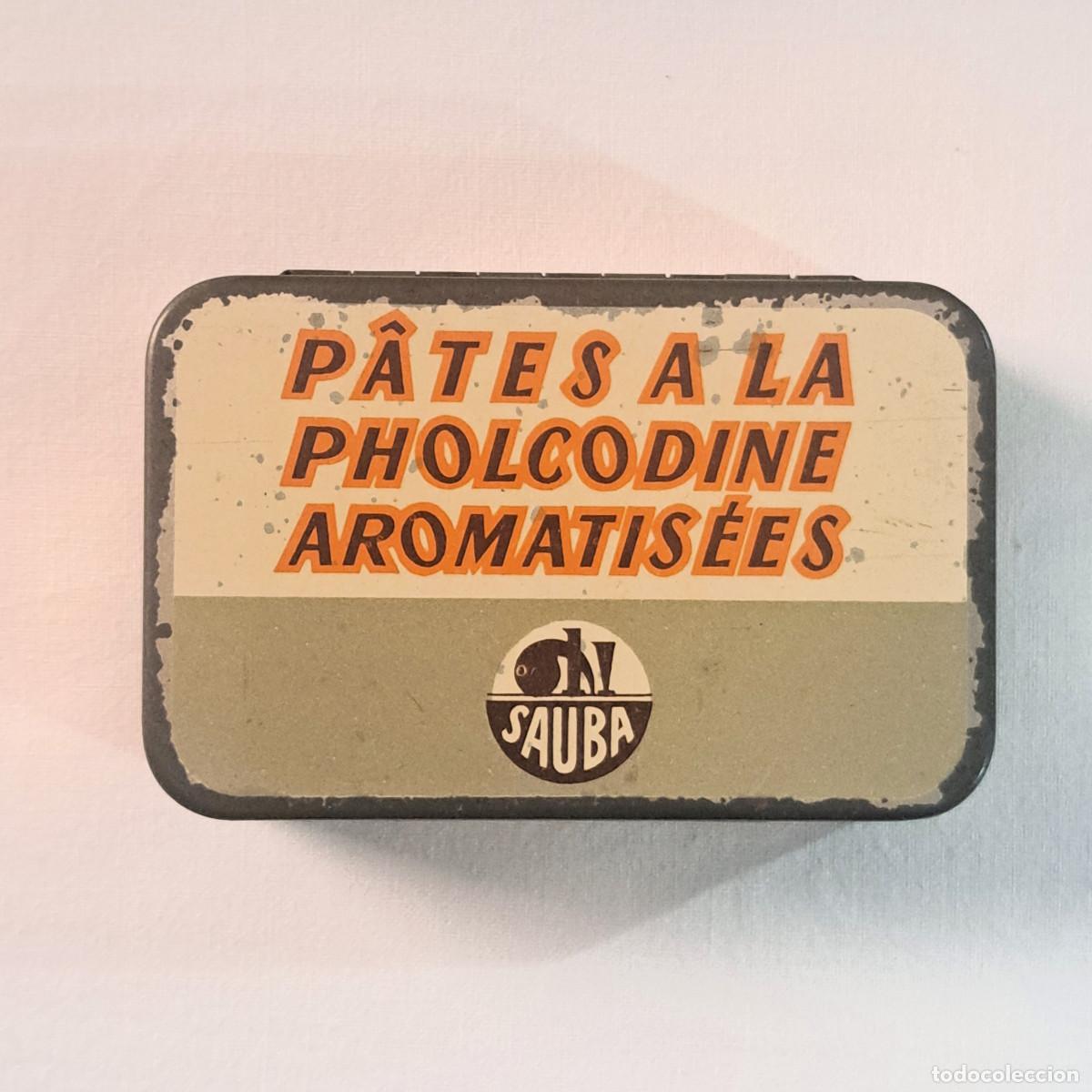 Boxes and metal boxes: Caja met&aacute;lica de pastillas para la tos - Francia