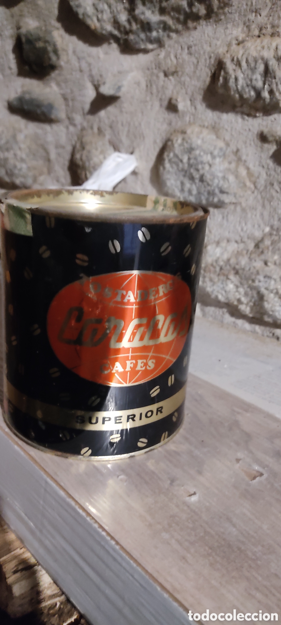 Cajas y cajitas met&aacute;licas: Caf&egrave; Caracas con precinto - Foto 2