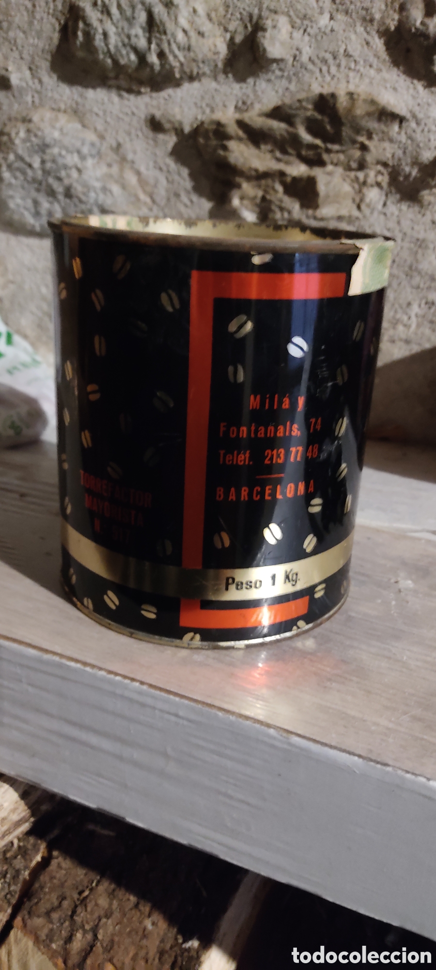 Cajas y cajitas met&aacute;licas: Caf&egrave; Caracas con precinto - Foto 1