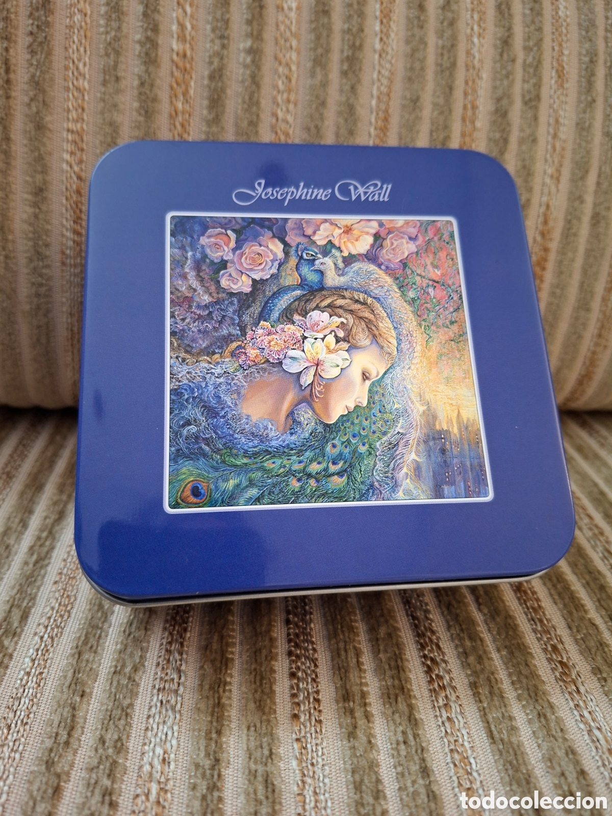 Caixas e caixinhas met&aacute;licas: CAJA METALICA con dibujo Josephine Wall