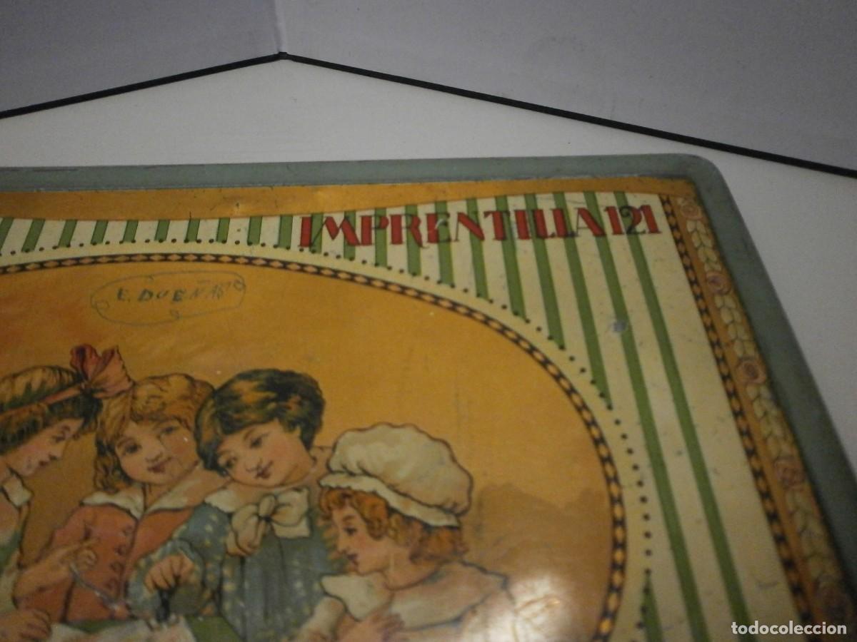 Cajas y cajitas met&aacute;licas: caja lata imprentilla 121 - Foto 2