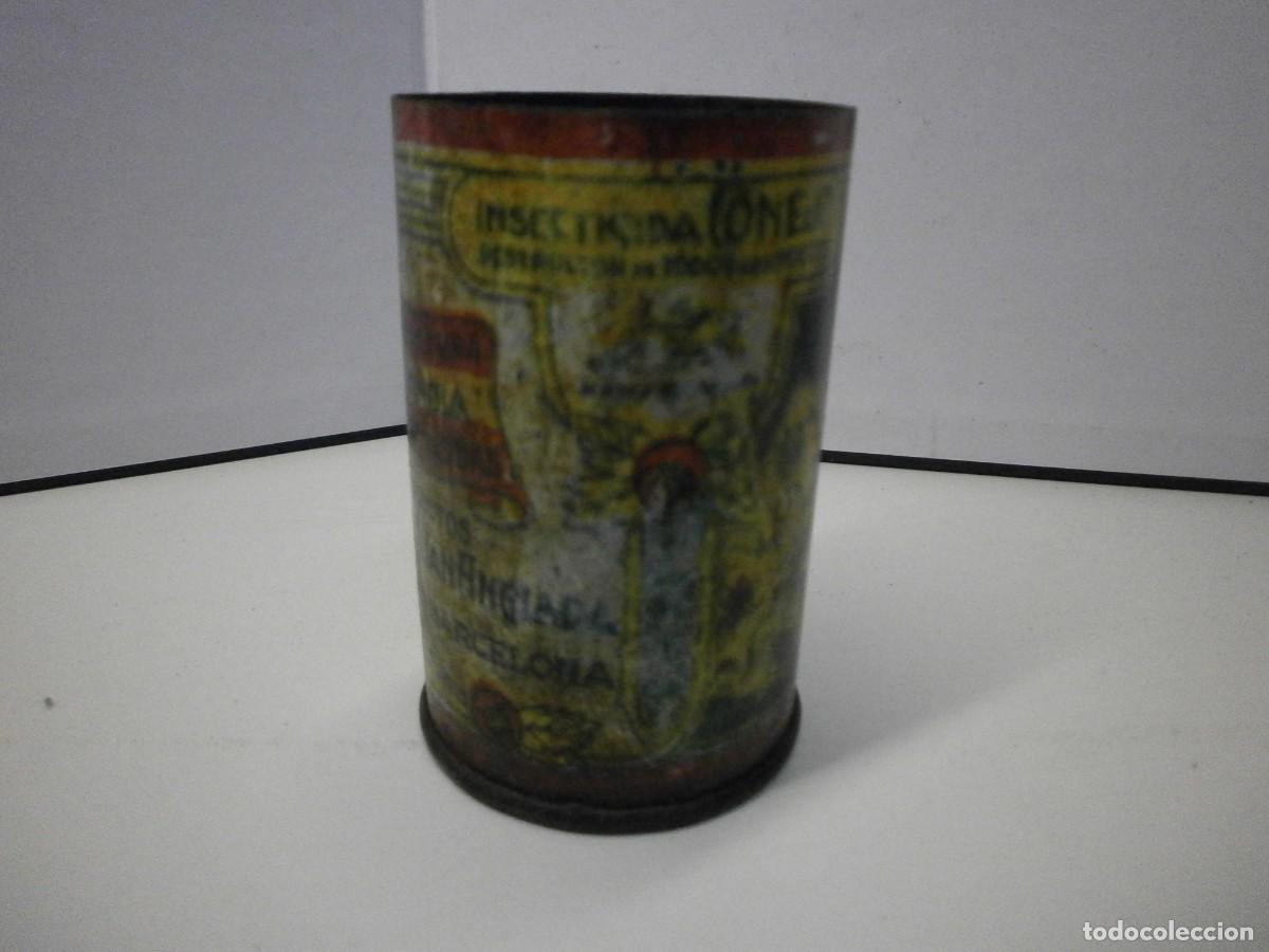 Cajas y cajitas met&aacute;licas: caja lata insecticida conejo - Foto 2