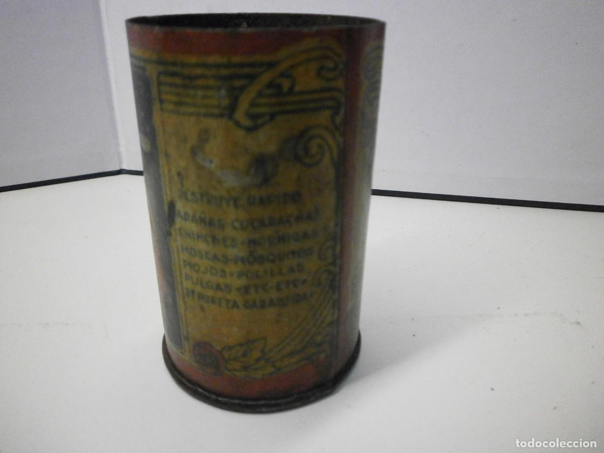 Cajas y cajitas met&aacute;licas: caja lata insecticida conejo - Foto 4