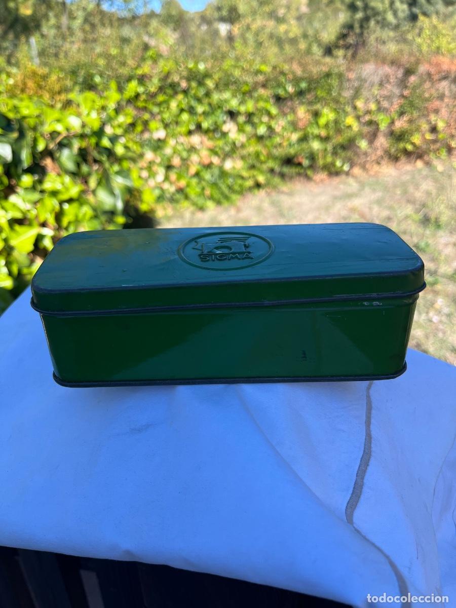 Cajas y cajitas met&aacute;licas: Caja met&aacute;lica, Sigma( m&aacute;quina de coser)