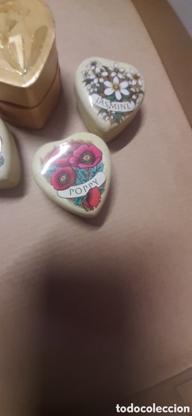 Cajas y cajitas met&aacute;licas: 3 cajitas metal forma coraz&oacute;n - Foto 4