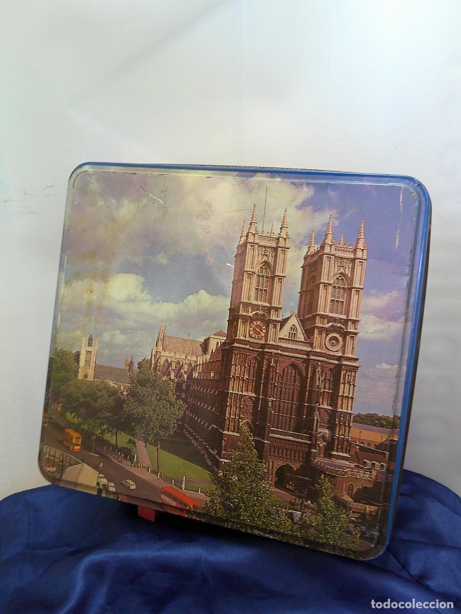 Cajas y cajitas met&aacute;licas: &iexcl;&iexcl; Caja Metalica. &rdquo;WESTMINSTER ABBEY&rdquo;. (Londres) Grande. COLECCION.ORIGINAL. !! C-33.
