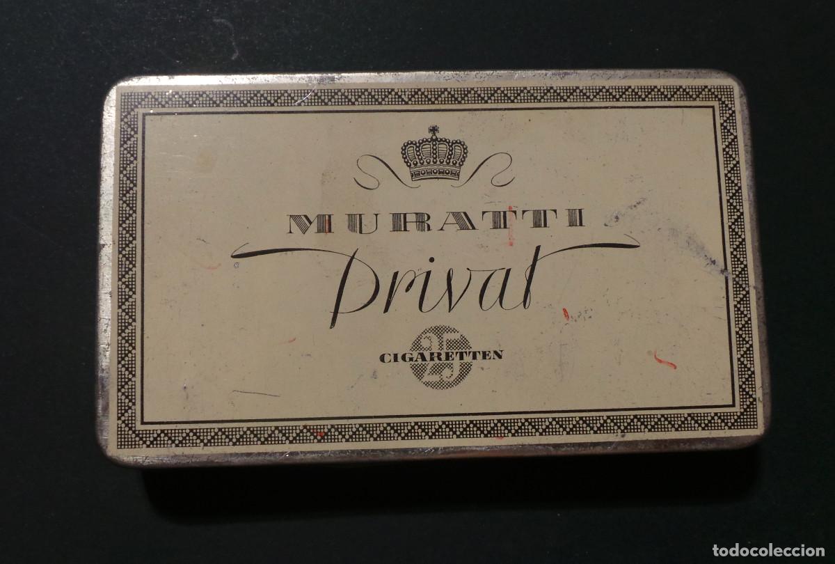 Cajas y cajitas met&aacute;licas: LATA MURATTI PRIVAT 25 (C.1930). RAREZA ART D&Eacute;CO ALEMANA.