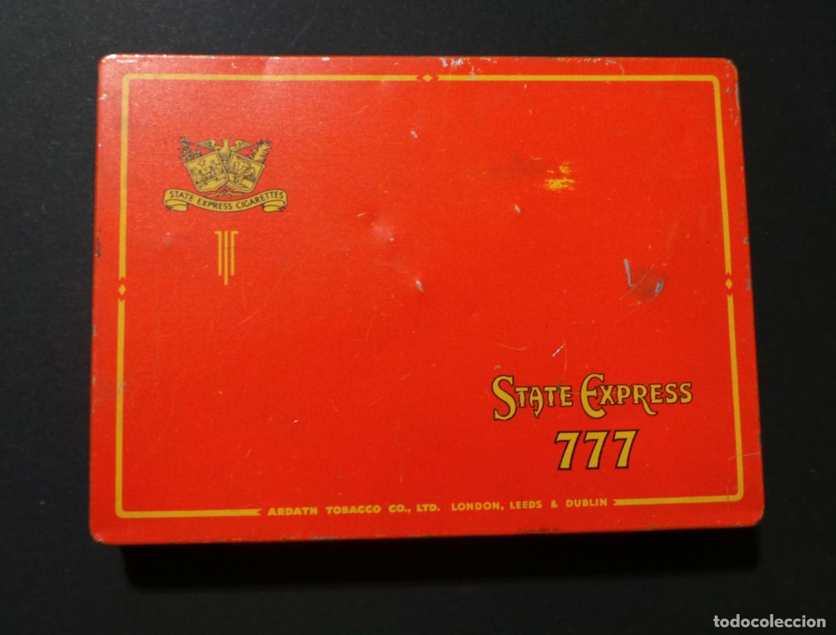 Blechdosen und Kisten: LATA LITOGRAFIADA STATE EXPRESS 777. TABACO TURCO. ARDATH TOBACCO, LONDRES. C. 1940. COLECCIONISMO.
