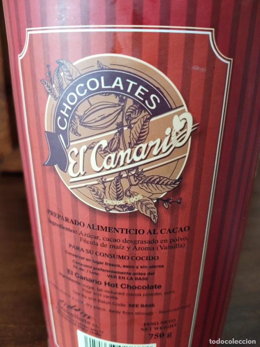 Cajas y cajitas met&aacute;licas: Caja de lata Chocolates El Canario. - Foto 6