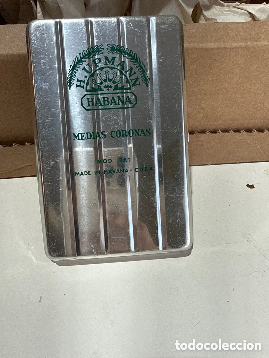 Blechdosen und Kisten: Caja medias coronas H.Upmann Habana