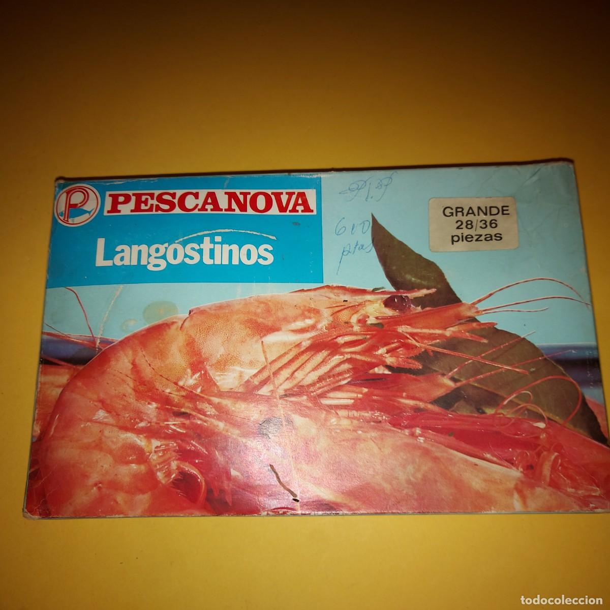Caixas e caixinhas met&aacute;licas: PESCANOVA ANTIGUA CAJA VACIA