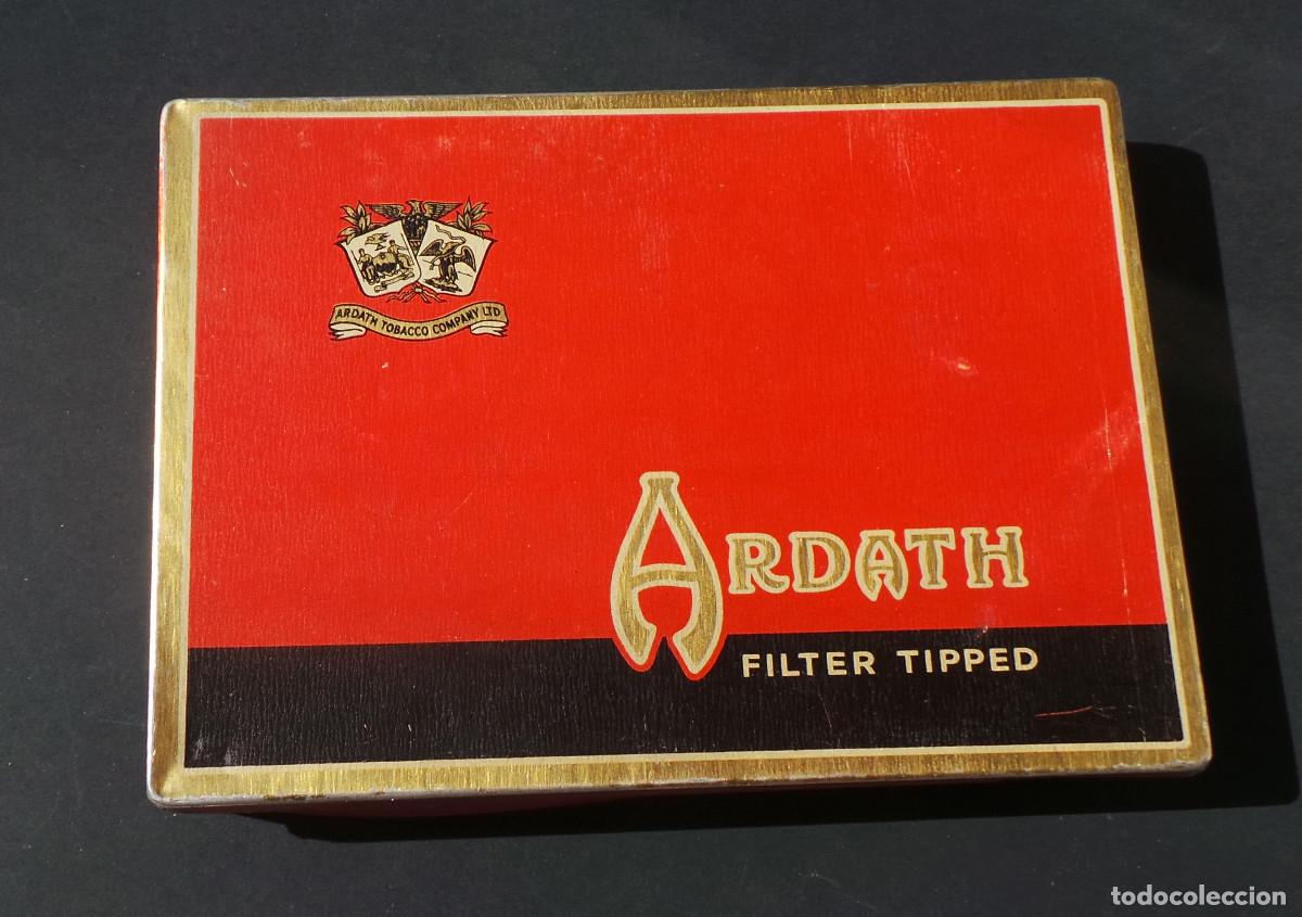 Cajas y cajitas met&aacute;licas: CAJA MET&Aacute;LICA ARDATH FILTER TIPPED VINTAGE. LITOGRAFIADA, ORIGINAL INGLESA.